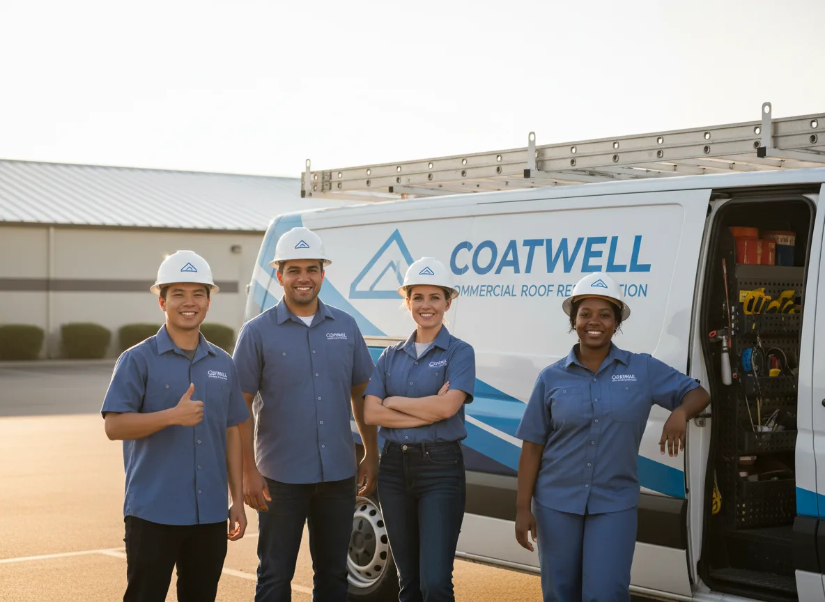 Commercial roof coating company in Adams, WI
